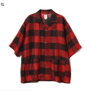 South2 West8 Cabana Shirt - Red Plaid